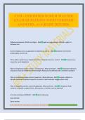 CSM - CERTIFIED SCRUM MASTER EXAM QUESTIONS WITH VERIFIED ANSWERS&period; A&plus; GRADE 2025&sol;2026&period;