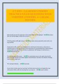 CT DMV &sol; LEARNER'S PERMIT PRACTICE EXAM QUESTIONS WITH VERIFIED ANSWERS&period; A&plus; GRADE 2025&sol;2026&period;