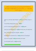 DEN 103 FINAL EXAM QUESTIONS WITH VERIFIED ANSWERS&period; A&plus; GRADE 2025&sol;2026&period;