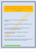 DEN 103AB-QUIZ 3 EXAM QUESTIONS WITH VERIFIED ANSWERS&period; A&plus; GRADE 2025&sol;2026&period;