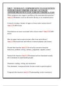 MRCP - NEUROLOGY COMPREHENSIVE EXAM QUESTIONS  WITH DETAILED VERIFIED AND 100&percnt; ACCURATE  ANSWERS BRAND NEW EXAM ALREADY GRADED A&plus; PASS