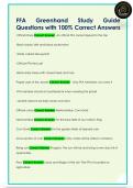 FFA  Greenhand Study Guide  Questions with 100&percnt; Correct Answers
