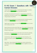 FI 412 Exam 1 Questions with 100&percnt;  Correct Answers