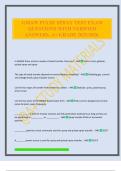 GMAW PULSE SPRAY TEST EXAM QUESTIONS WITH VERIFIED ANSWERS&period; A&plus; GRADE 2025&sol;2026&period;