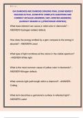 GIA DIAMONDS AND DIAMOND GRADING FINAL EXAM NEWEST  2025&sol;2026 ACTUAL EXAM WITH COMPLETE QUESTIONS AND  CORRECT DETAILED ANSWERS &lpar;100&percnt; VERIFIED ANSWERS&rpar;  &vert;ALREADY GRADED A&plus;&vert; &vert;&vert;PROFESSOR VERIFIED&vert;&vert;