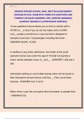 GRANITE DRIVING SCHOOL FINAL WRITTEN EXAM NEWEST  2025&sol;2026 ACTUAL EXAM WITH COMPLETE QUESTIONS AND  CORRECT DETAILED ANSWERS &lpar;100&percnt; VERIFIED ANSWERS&rpar;  &vert;ALREADY GRADED A&plus;&vert; &vert;&vert;PROFESSOR VERIFIED&vert;&vert; 
