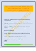 HEALTH EDUCATION &ndash; FINAL EXAM QUESTIONS WITH VERIFIED ANSWERS&period; A&plus; GRADE 2025&sol;2026&period;