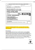 AS LEVEL FURTHER MATHEMATICS&colon; Actual May 2025 PAST Further Mechanics 1&colon; Further Mechanics 1&period; All Assessment Questions & Mark Scheme &lbrack;Edexcel 8FM0&sol;25&rsqb;