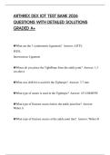 ARTHREX DEX IOT TEST BANK 2026 QUESTIONS WITH DETAILED SOLUTIONS GRADED A&plus;