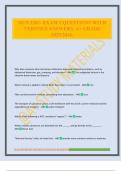 HUN 2201- EXAM 1 QUESTIONS WITH VERIFIED ANSWERS&period; A&plus; GRADE 2025&sol;2026&period;
