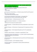 ADULT ECHOCARDIOGRAPHY TEST PAPER QUESTIONS AND ANSWERS GRADED A&plus;