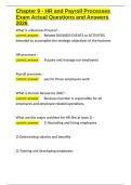 Chapter 9 - HR and Payroll Processes Exam Actual Questions and Answers 2026&period;docx