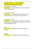 Payroll class Ch&period; 1 Exam Actual Questions and Answers 2026&period;docx