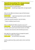 Payroll Accounting CH 1 Exam Actual Questions and Answers 2026&period;docx
