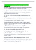 AONN CERTIFICATION QUESTIONS AND ANSWERS GRADED A&plus;