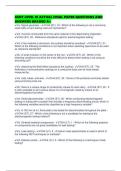 ASNT LEVEL III ACTUAL FINAL PAPER QUESTIONS AND ANSWERS GRADED A&plus;