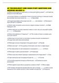 AV TECHNOLOGIST CORE EXAM STUDY QUESTIONS AND ANSWERS GRADED A&plus;