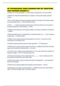 AV TECHNOLOGIST MAIN EXAMINATION SET QUESTIONS AND ANSWERS GRADED A&plus;