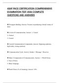 ASAP PACE CERTIFICATION COMPREHENSIVE EXAMINATION TEST 2026 COMPLETE QUESTIONS AND ANSWERS