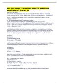 BUL 5810 EXAMS EVALUATION UPDATED QUESTIONS AND ANSWERS GRADED A&plus;