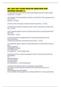 BUL 5810 TEST PAPER UPDATED QUESTIONS AND ANSWERS GRADED A&plus;