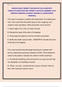NSG300 EXAM 3 NEWEST 2025&sol;2026 ACTUAL EXAM WITH  COMPLETE QUESTIONS AND CORRECT DETAILED ANSWERS &lpar;100&percnt;  VERIFIED ANSWERS&rpar; &vert;ALREADY GRADED A&plus;&vert; &vert;&vert;PROFESSOR  VERIFIED&vert;&vert;
