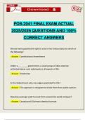 BUNDLE EXAM&colon;&colon; POS 2041 EXAMS ACTUAL 2025&sol;2026