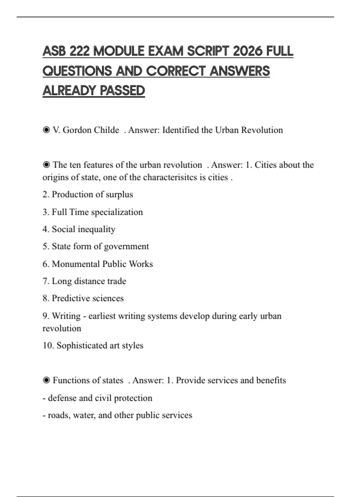 ASB 222 MODULE EXAM SCRIPT 2026 FULL QUESTIONS AND CORRECT ANSWERS ...