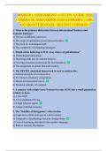 MNB3701 ASSIGNMENT 6 STUDY GUIDE 2026  COMPLETE SOLUTIONS AND ANSWERS &vert;&vert; 100&percnt;  GUARANTEED PASS <RECENT VERSION>