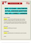 SPMT 319 EXAM 1 &lpar;WALTEMYER&rpar; ACTUAL 2025&sol;2026 QUESTIONS AND 100&percnt; CORRECT ANSWERS