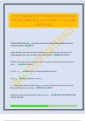 INFS 3308 REVIEW EXAM QUESTIONS WITH VERIFIED ANSWERS&period; A&plus; GRADE 2025&sol;2026&period;