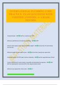 INTERNATIONAL PLUMBING CODE PRACTICE&period; EXAM QUESTIONS WITH VERIFIED ANSWERS&period; A&plus; GRADE 2025&sol;2026&period;