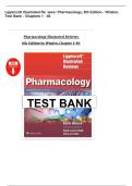 Test Bank for Lippincott Illustrated Reviews&colon; Pharmacology&comma; 8th Edition By Karen Whalen &vert; Complete Exam Prep 2025&ndash;2026