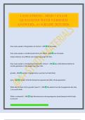 LESS STRESS - MOD 7 EXAM QUESTIONS WITH VERIFIED ANSWERS&period; A&plus; GRADE 2025&sol;2026&period;