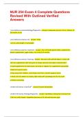 NUR 254 Exam 4 Complete Questions Revised With Outlined Verified Answers &vert;&vert; 100&percnt; Pass