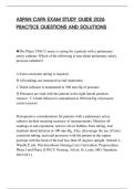 ASPAN CAPA EXAM STUDY GUIDE 2026 PRACTICE QUESTIONS AND SOLUTIONS