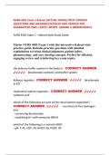 NURS 4581 Exam 1 Kahoot &lbrack;ACTUAL EXAM&rsqb; LATEST VERSION  &lbrack;QUESTIONS AND ANSWERS&rsqb; DETAILED AND VERIFIED FOR  GUARANTEED PASS- LATEST UPDATE  GRADED A &lpar;BRAND NEW&excl;&excl;&rpar;