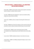 MKTG 357 EXAM 1 - TIMOTHY MCCOY - ULL QUESTIONS AND ACCURATE ANSWERS 