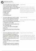 Renal System &lpar;ATI & PPT&rpar; &sol; Score 100&percnt; &sol; New Version &sol; 2025 Update &sol; Nursing Study Guide & Test Bank