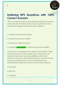Kettering NPS Questions with 100&percnt;  Correct Answers 
