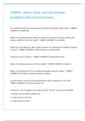 CCBMA - admin&comma; basic and clinical exam questions with correct answers