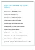 CCBMA EXAM QUESTIONS WITH CORRECT ANSWERS