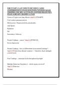 MRCP PART 2 LAST MINUTE REVISION CARDS  COMPREHENSIVE EXAM QUESTIONS WITH DETAILED  VERIFIED AND 100&percnt; ACCURATE ANSWERS BRAND NEW  EXAM ALREADY GRADED A&plus; PASS 