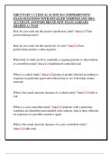 MRCP PART 1 CLINICAL SCIENCES COMPREHENSIVE  EXAM QUESTIONS WITH DETAILED VERIFIED AND 100&percnt;  ACCURATE ANSWERS BRAND NEW EXAM ALREADY  GRADED A&plus; PASS 