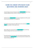 NCHM TAX CREDIT SPECIALIST EXAM QUESTIONS AND ANSWERS 2025