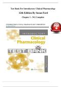 Introductory clinical pharmacology 12th edition 