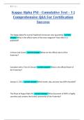 Kappa Alpha PSI - Cumulative Test - 1 &vert; Comprehensive Q&A For Certification Success
