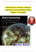 Test Bank for Astronomy&colon; A Beginner's Guide to the Universe&comma; 8th Edition by Eric Chaisson and Steve McMillan