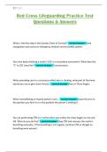 Red Cross Lifeguarding Practice Test Questions & Answers