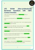 LTO  EXAM  &lpar;Non-professional&rpar;  Reviewer Questions with 100&percnt;  Correct Answers